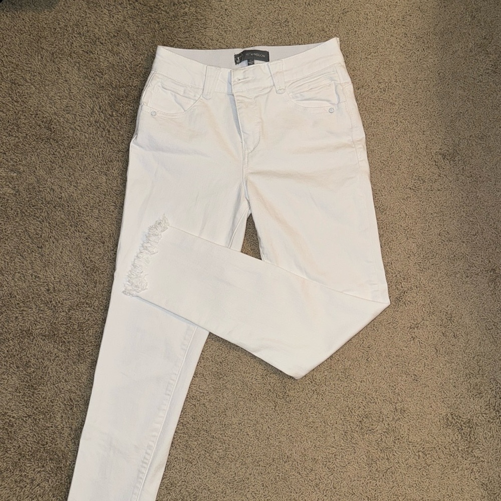 WIT&WISDOM white jeans size 4